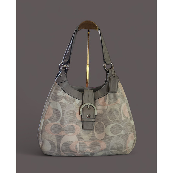 Coach Soho Optic Lynn Shoulder Bag Hobo F19193 and wallet - Picture 15 of 15